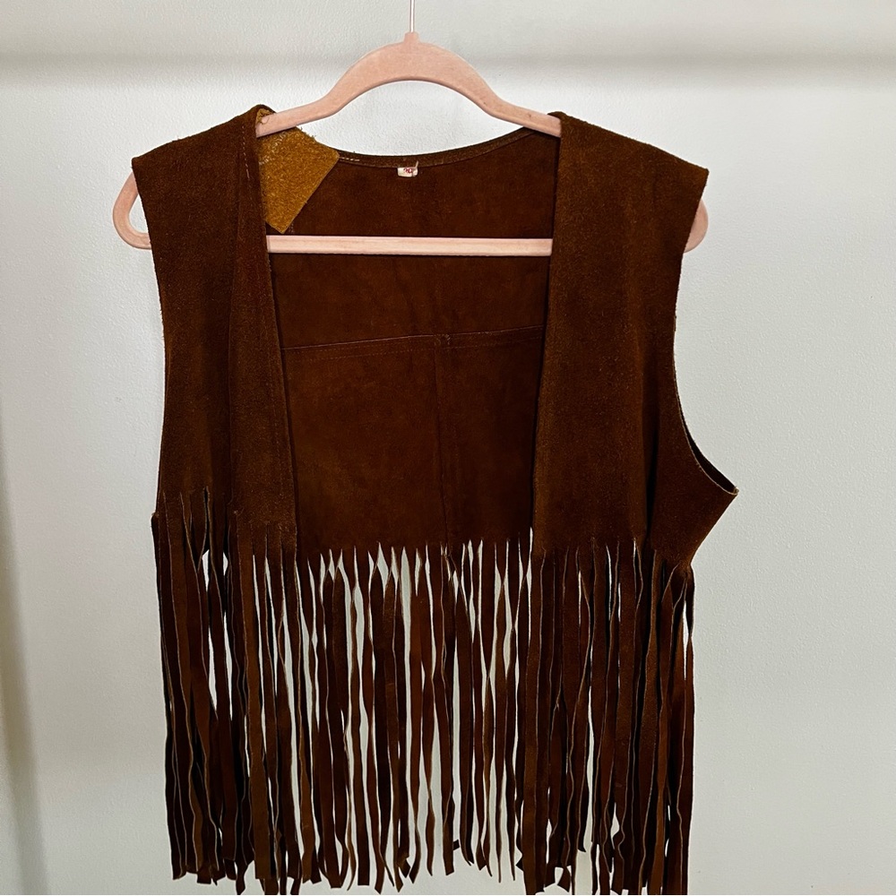 Vintage frayed vest